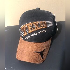 Texas Lone Star State Black and Brown Cap